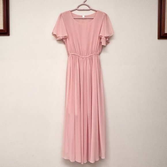 Pink Midi Dress - Picture 1 of 3